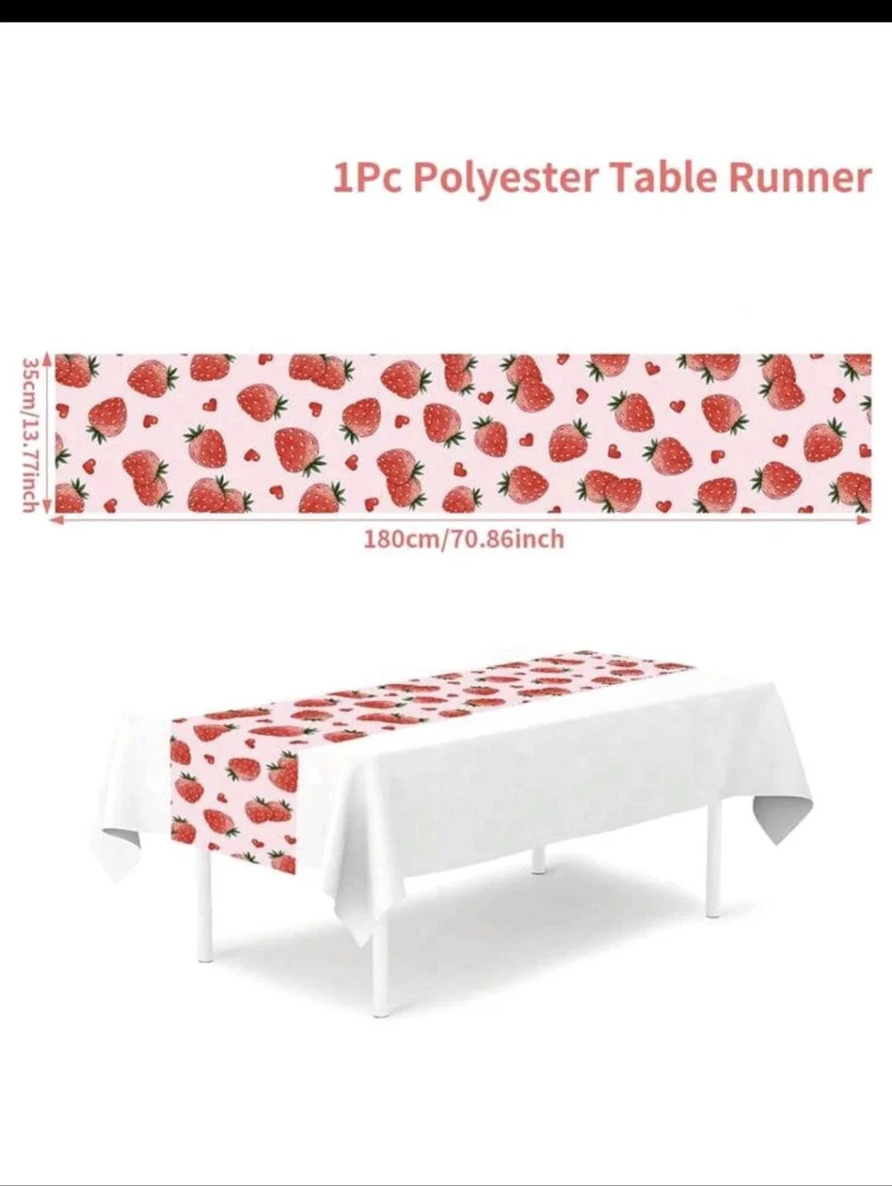 Strawberry 🍓 Table Runner NEW
